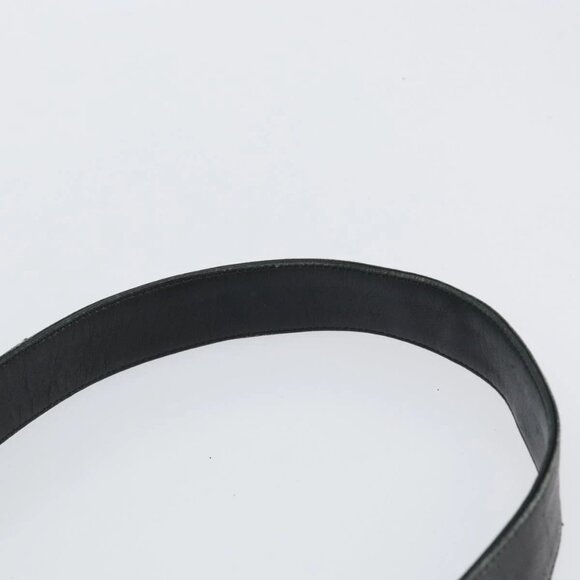 GUCCI Bamboo Hand Bag Leather 2way Black Gold - Picture 11 of 16